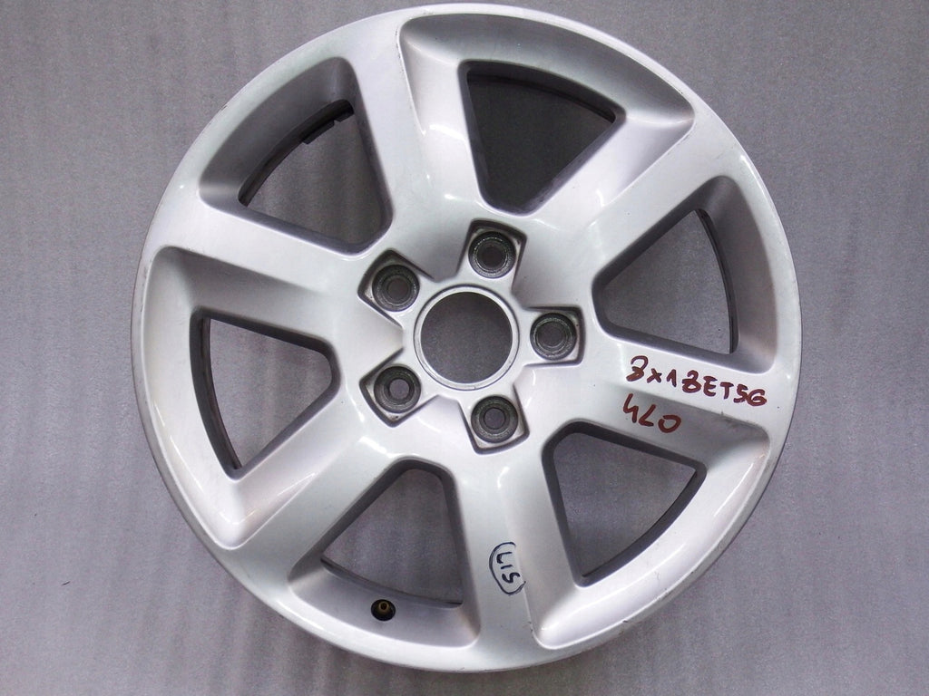 1x Alufelge 18 Zoll 8.0" 5x130 56ET Glanz Silber 4L0601025AG Audi Q7 Rim Wheel