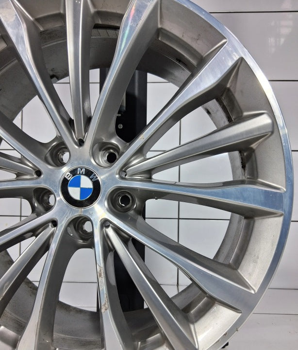 1x Alufelge 19 Zoll 8.0" 5x112 30ET Glanz Silber 6873942 BMW G31 G30 Rim Wheel FEL7366873949zn