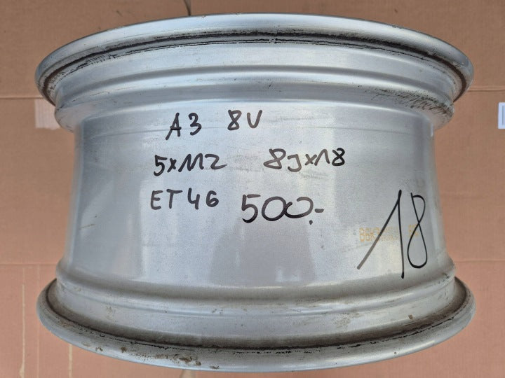 1x Alufelge 18 Zoll 8.0" 5x112 46ET 8V0601025DL Audi A3 Rim Wheel FEL8601916248rg