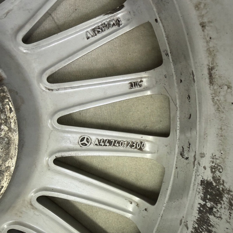 1x Alufelge 17 Zoll 7.0" 5x112 51ET Glanz Silber A4474012300 Mercedes-Benz FEL2311944691pl