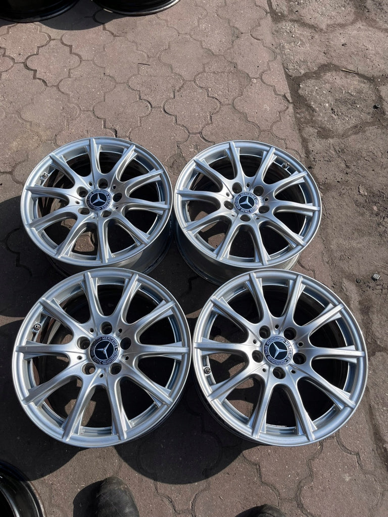 4x Alufelge 16 Zoll 6.5" 5x112 W2054012400 Mercedes-Benz W205 Rim Wheel FEL1287621702pp
