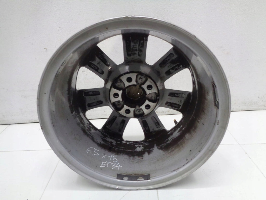 1x Alufelge 15 Zoll 6.5" 5x100 34ET Glanz Silber 8X0601025 Audi A1 Rim Wheel FEL4407742808da