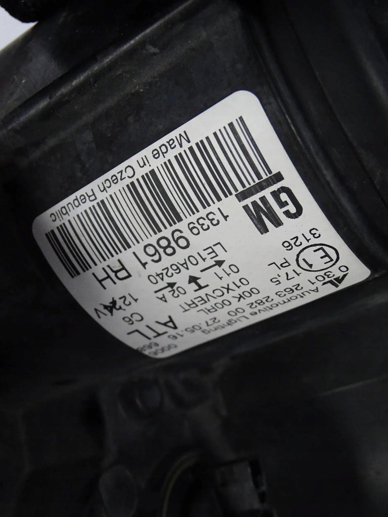 Frontscheinwerfer Opel Zafira C 13399861 Rechts Scheinwerfer Headlight