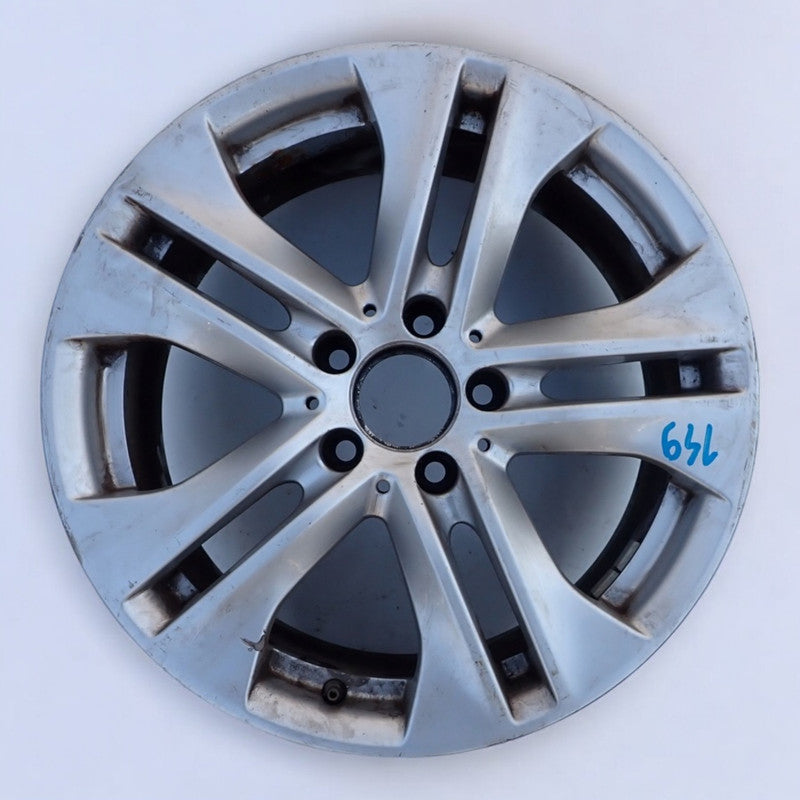 1x Alufelge 17 Zoll 7.5" 45ET A2074010602 Mercedes-Benz Rim Wheel