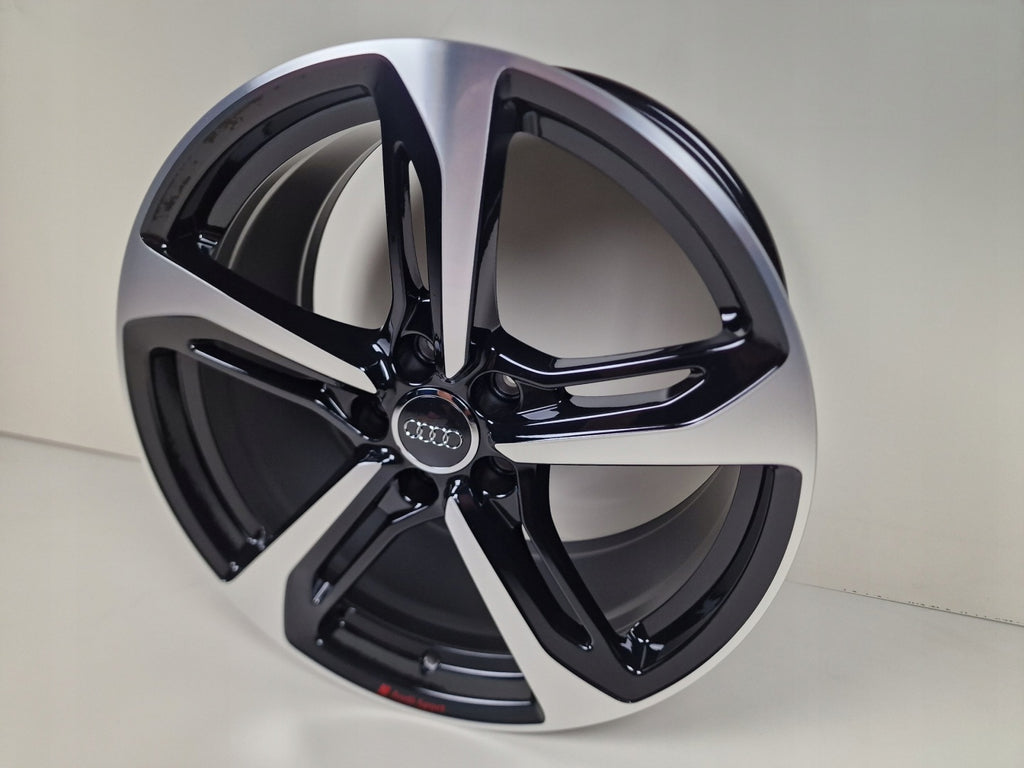 4x Alufelge 19 Zoll 9.0" 5x112 52ET Glanz Schwarz Audi Rim Wheel FEL7029224299mu