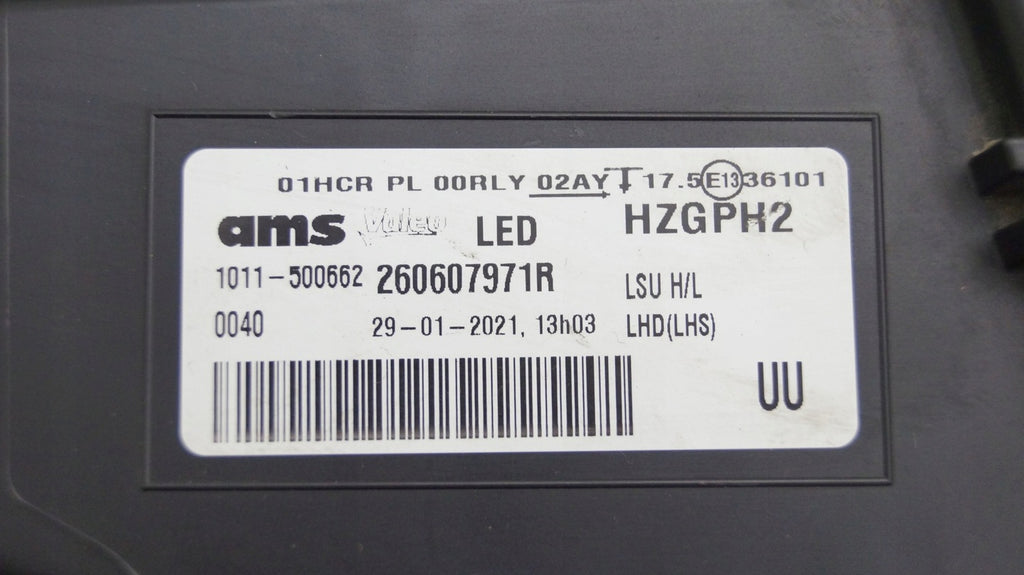 Frontscheinwerfer Renault Koleos II 260607971 LED Ein Stück (Rechts oder Links) SCH3092431942iu