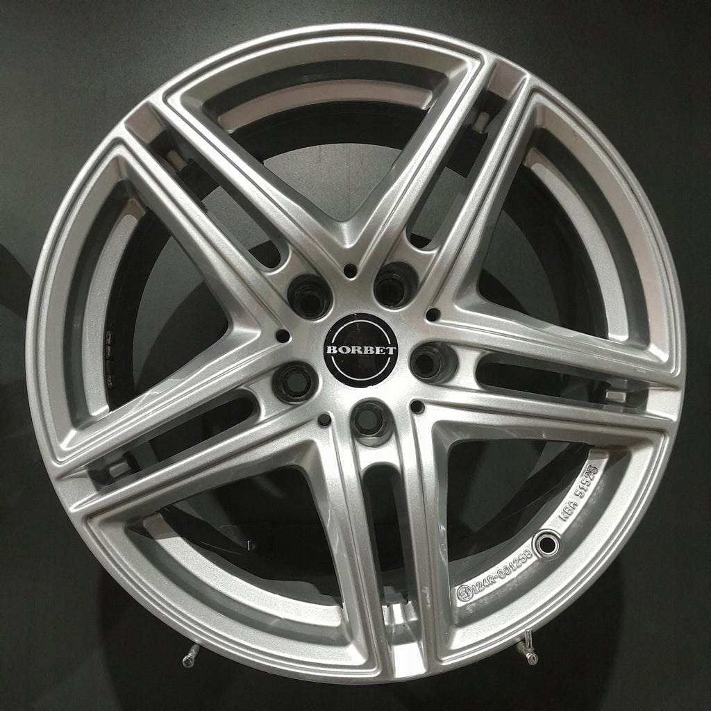 4x Alufelge 17 Zoll 7.5" 5x112 27ET Glanz Silber BMW 3 G21 G20 Rim Wheel FEL4532552774oz