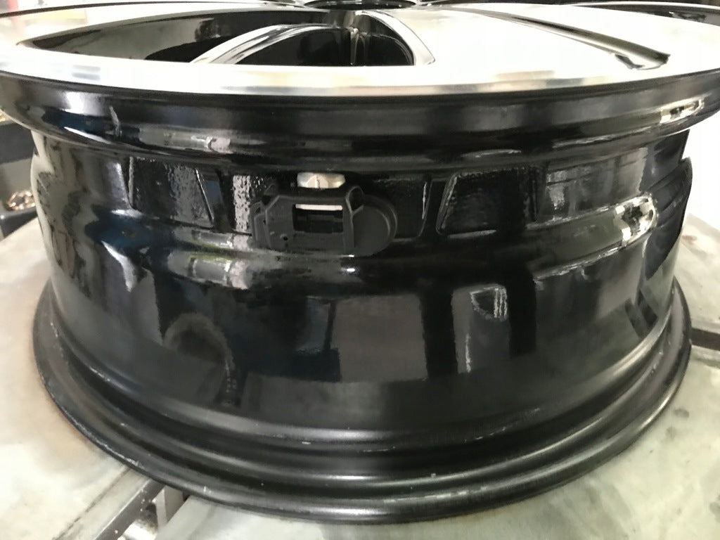 1x Alufelge 18 Zoll 7.5" 5x112 52ET Glanz Schwarz A2464011800 Mercedes-Benz FEL7748841512md