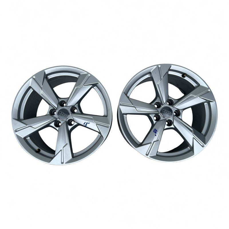 1x Alufelge 18 Zoll 8.0" 5x112 39ET Glanz Silber 4K0601025 Audi A5 A4 Rim Wheel