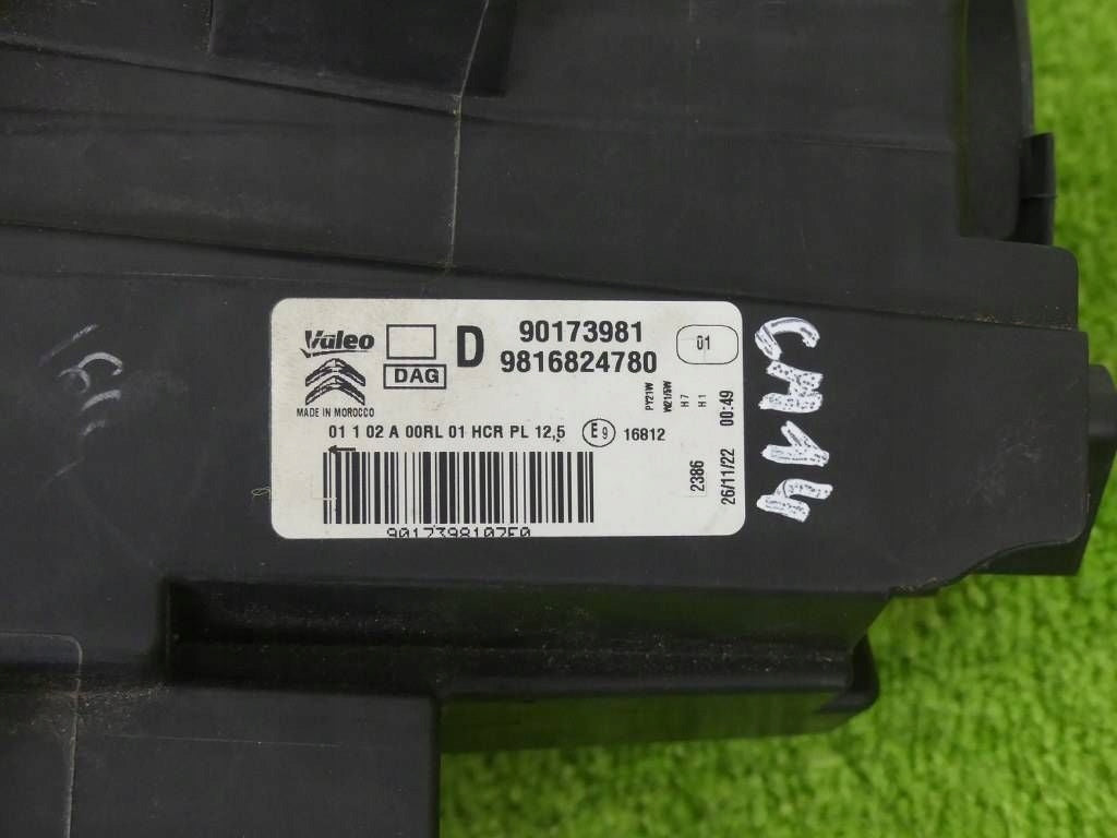Frontscheinwerfer Citroën Berlingo 90173981 9816824780 Rechts Headlight SCH1093741172mu