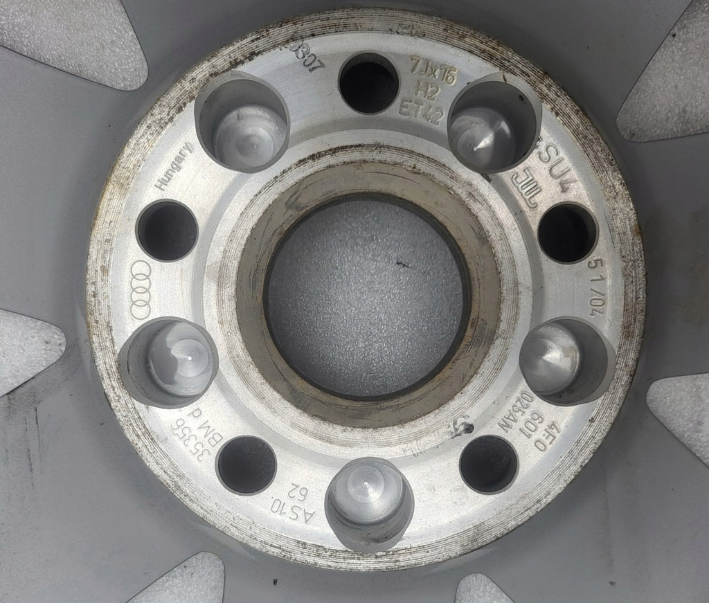 1x Alufelge 16 Zoll 7.0" 5x112 42ET Glanz Silber 4F0601025AN Audi A6 C6 FEL4967827221tn