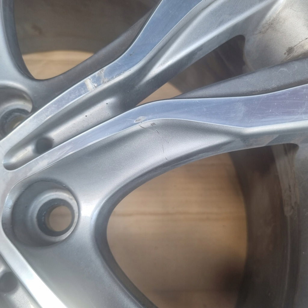 1x Alufelge 18 Zoll 8.0" 5x120 57ET Glanz Grau 6855093 BMW Active Tourer F45 F46 FEL2576075098vw