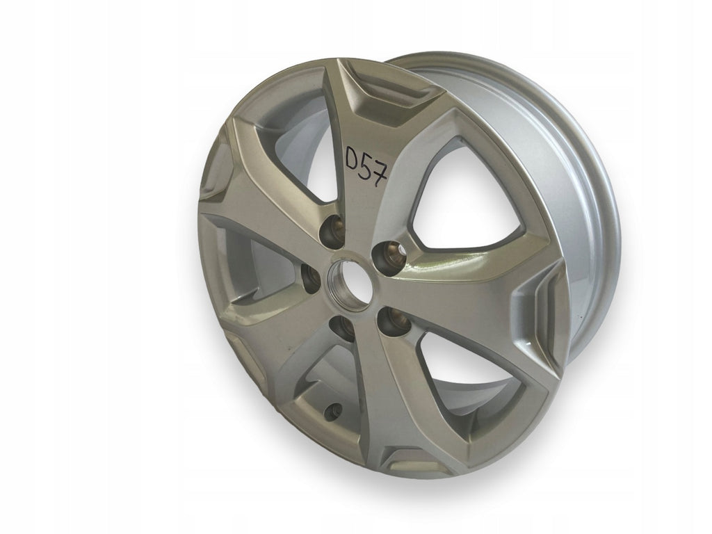 1x Alufelge 16 Zoll 6.5" 5x114.3 50ET Glanz Silber 403007372R Dacia Duster FEL3441889539uc