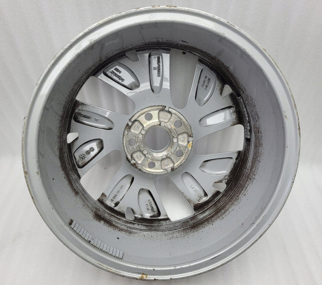 1x Alufelge 17 Zoll 6.5" 5x112 46ET Glanz Silber 5H0601025B VW Golf Rim Wheel FEL5749106879wf