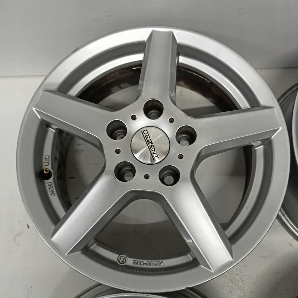 4x Alufelge 15 Zoll 6.0" 5x112 43ET Glanz Silber KBA52969 Audi I Rim Wheel FEL7977778342eo