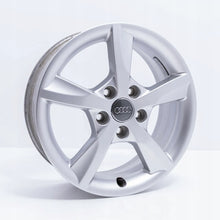Load image into Gallery viewer, 4x Alufelge 16 Zoll 6.0" 5x112 48ET Glanz Silber Audi Rim Wheel FEL6754801705lh