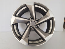 Load image into Gallery viewer, 1x Alufelge 19 Zoll 8.5&quot; 5x112 32ET Matt Graphit 8W0601025CE Audi A4 Rim Wheel