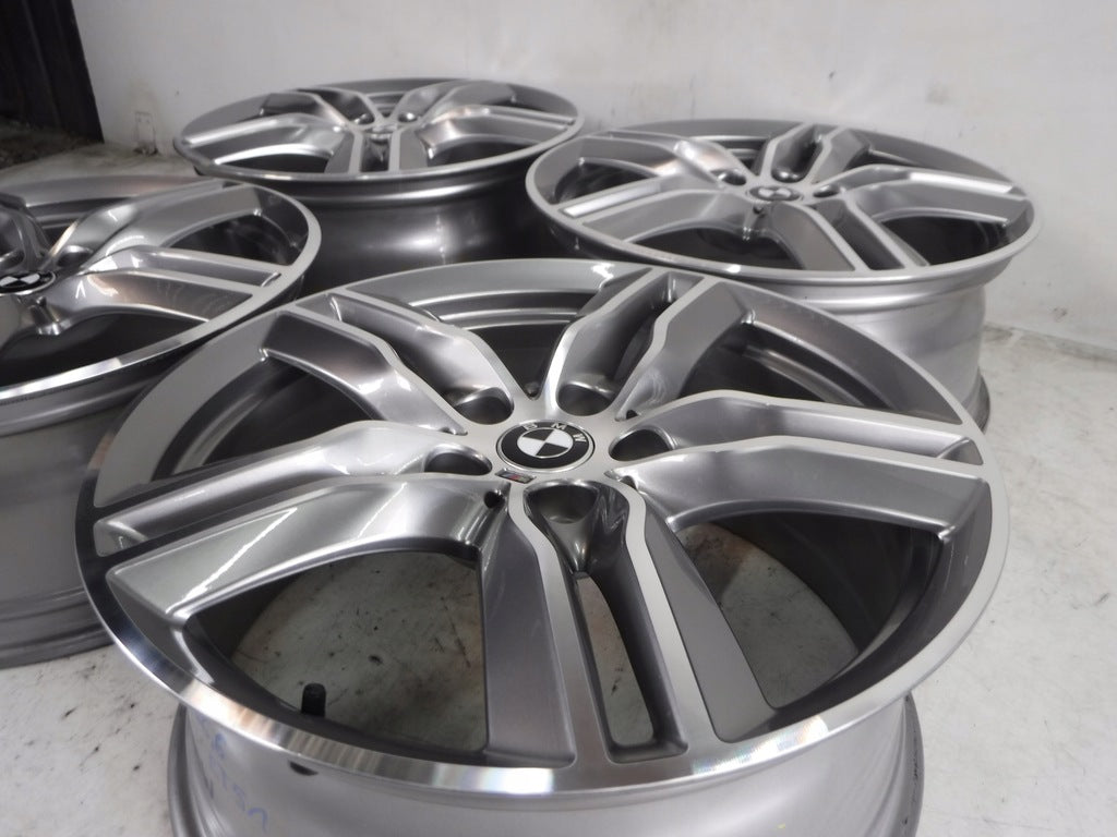 4x Alufelge 18 Zoll 7.5" 5x112 51ET Glanz Silber 7850456 BMW F39 F48 Rim Wheel FEL5814302792vt