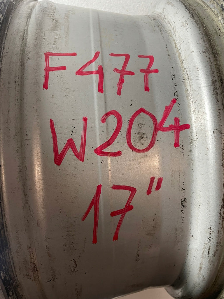 1x Alufelge 17 Zoll 7.5" 5x112 47ET Glanz Silber A2044011000 Mercedes-Benz W204 FEL7139842406ff