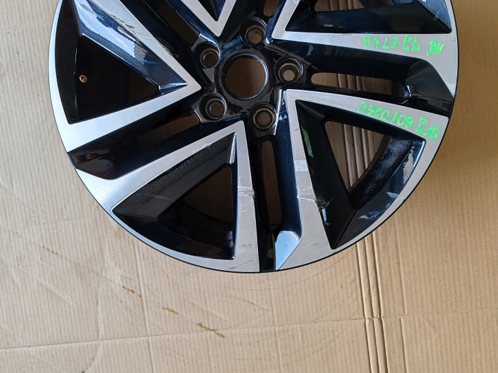 1x Alufelge 18 Zoll 7.0" 5x112 43ET Glanz Schwarz 5FJ601025C Seat Tarraco FEL7914801883zn