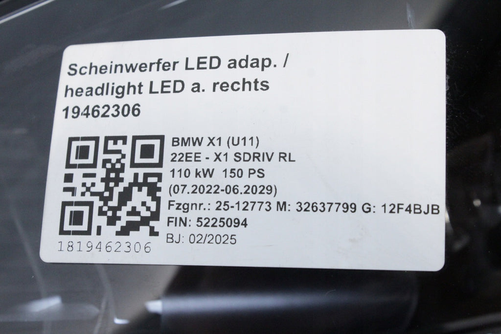 Frontscheinwerfer BMW 5A9A238-02 LED Rechts Scheinwerfer Headlight SCH2458576949xv