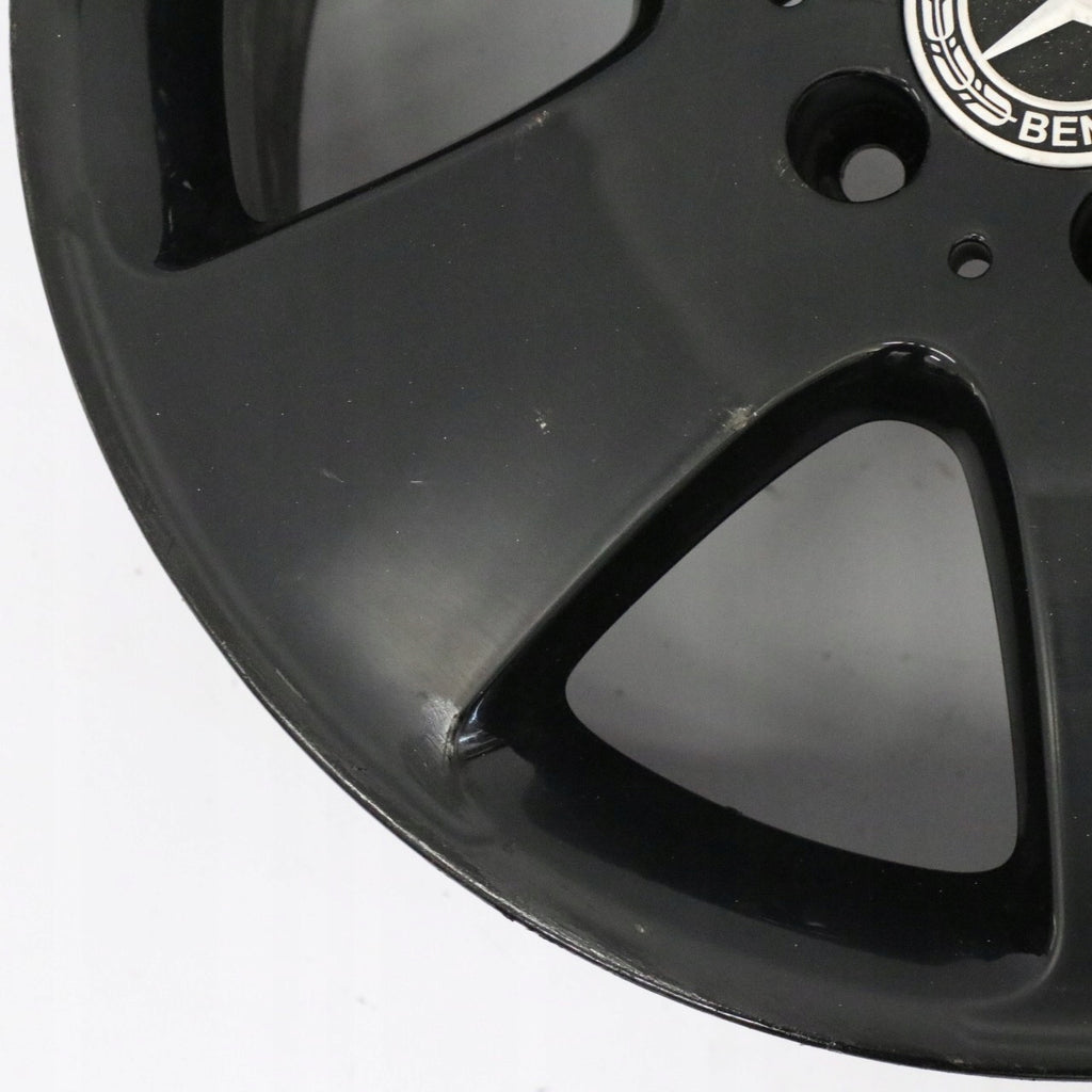 1x Alufelge 17 Zoll 8.0" 5x112 43ET Glanz Schwarz A2214010302 Mercedes-Benz W221 FEL1382310048wg