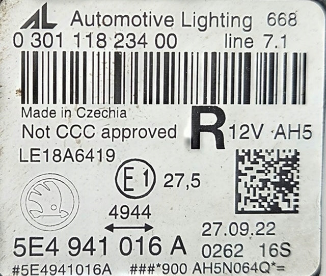 Frontscheinwerfer Skoda Octavia IV 5E4941016A LED Rechts Scheinwerfer Headlight SCH5781401759se