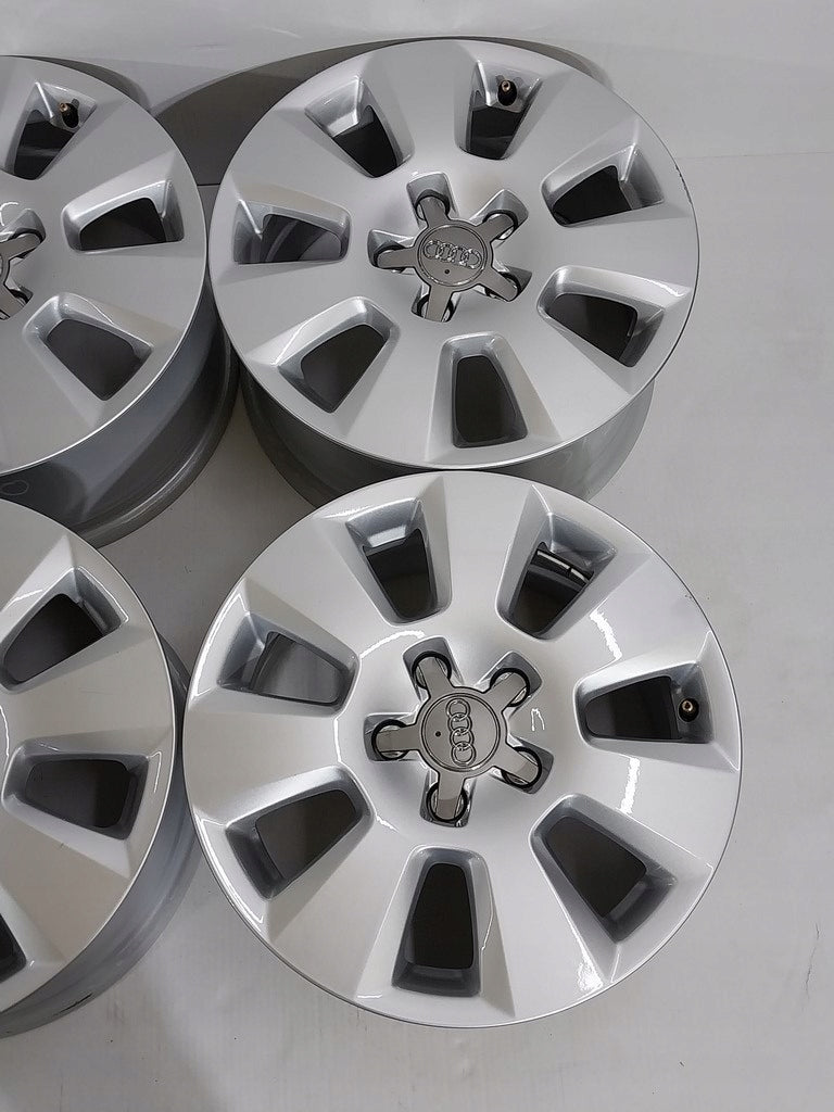 4x Alufelge 16 Zoll 7.5" 5x112 37ET Glanz Silber 4G0601025 Audi Rim Wheel