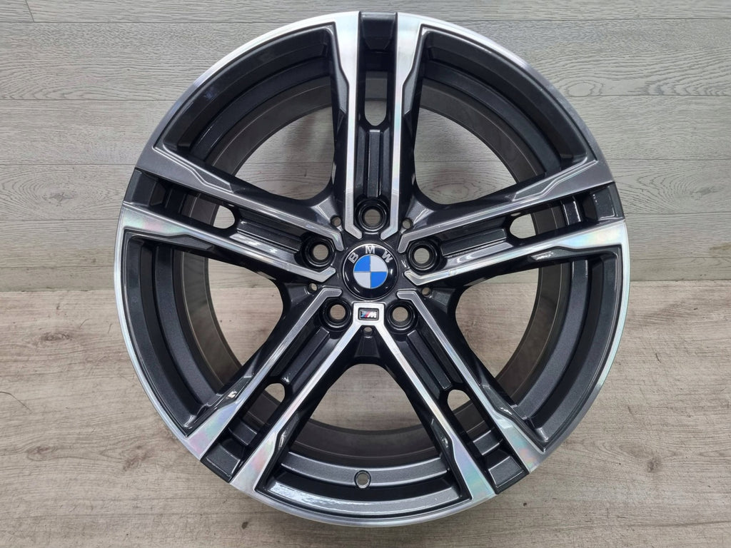 4x Alufelge 18 Zoll 8.0" 5x112 57ET Glanz Graphit 8092352 BMW 1 F40 Mg Rim Wheel FEL3187838032kv