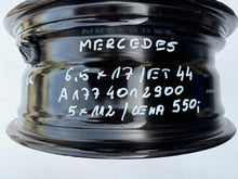 Load image into Gallery viewer, 1x Alufelge 17 Zoll 6.5" 5x112 44ET A1774012900 Mercedes-Benz Rim Wheel FEL5838923746sm