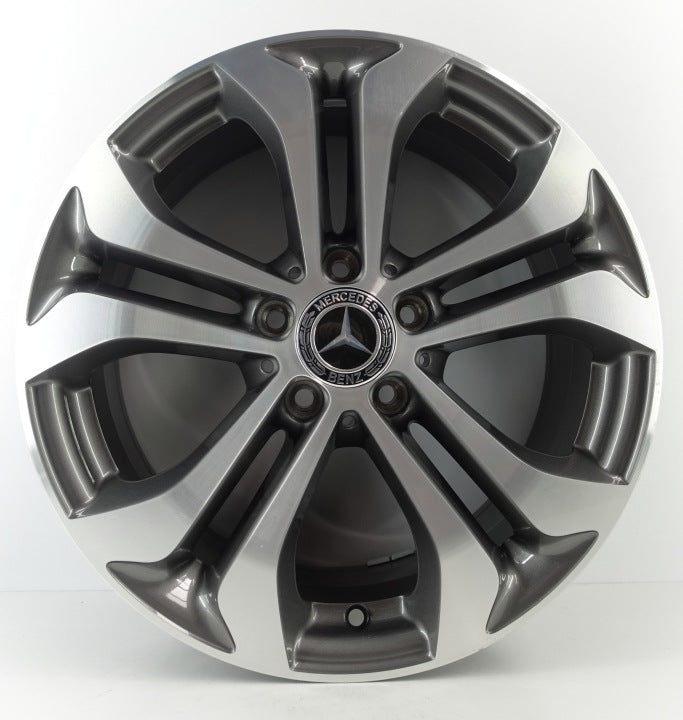 4x Alufelge 17 Zoll 7.5" 5x112 36ET Glanz Graphit Mercedes-Benz Glc X253 Mg FEL9142426553qx