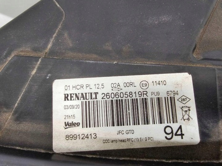 Frontscheinwerfer Renault Espace V 103419012309 LED Links Scheinwerfer Headlight SCH6051824223pc