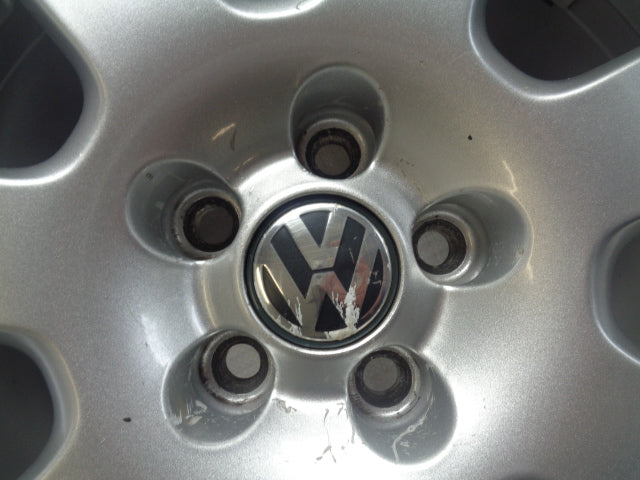 4x Alufelge 16 Zoll 6.5" 5x100 42ET Glanz Silber 1C0601025H Seat New Beetle FEL2429870678yw