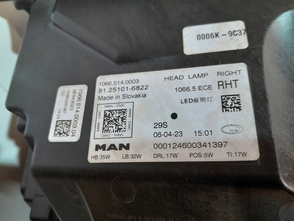 Frontscheinwerfer Man Tge 81251016822 Full LED Rechts Scheinwerfer Headlight SCH8473997389ea