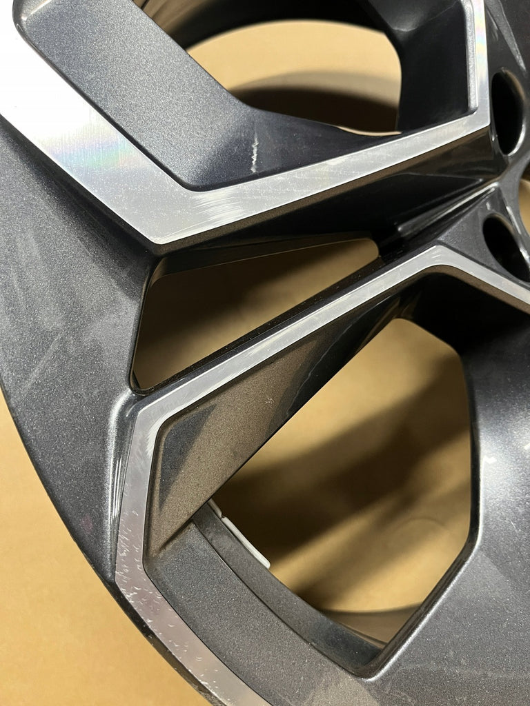 1x Alufelge 19 Zoll 7.5" 5x112 48ET Glanz Silber 5E3601025 Skoda Octavia