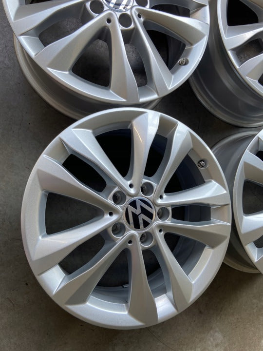 4x Alufelge 17 Zoll 7.0" 5x112 48 5ET Glanz Silber A2054018000 Mercedes-Benz I FEL9501591190jz