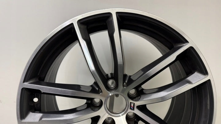 1x Alufelge 18 Zoll 8.0" 5x112 30ET Glanz Graphit 8093915 BMW 1 Mg Rim Wheel FEL1580352493kg