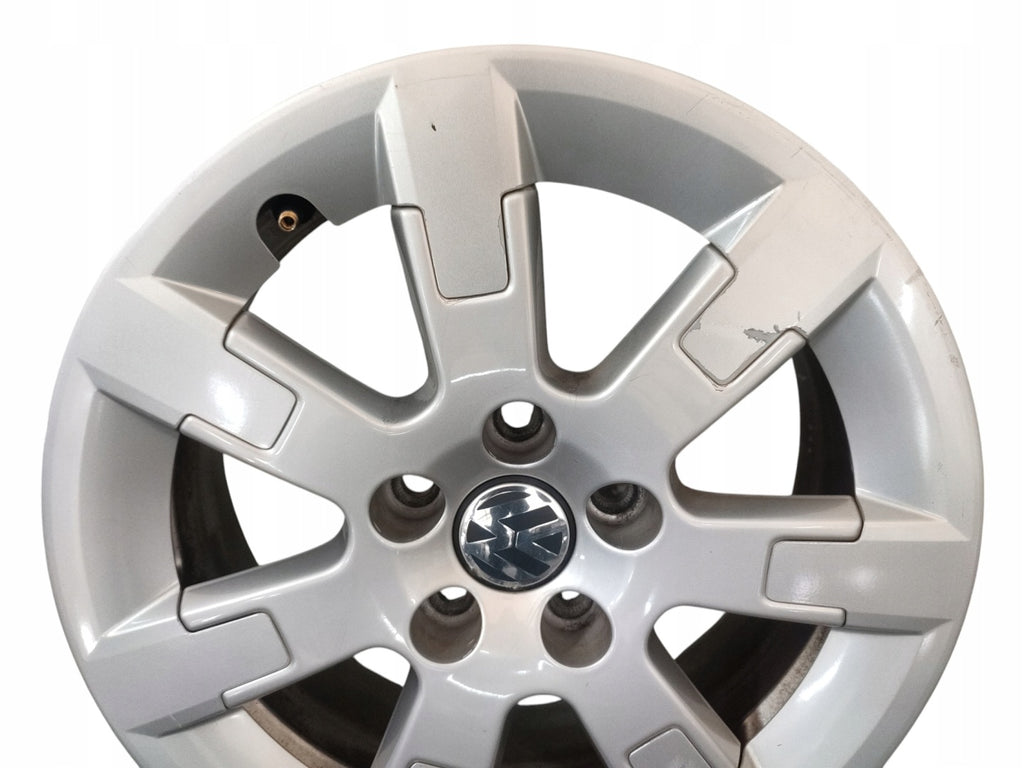1x Alufelge 15 Zoll 5.5" 5x100 Glanz Silber VW Polo Rim Wheel FEL2487059028pj