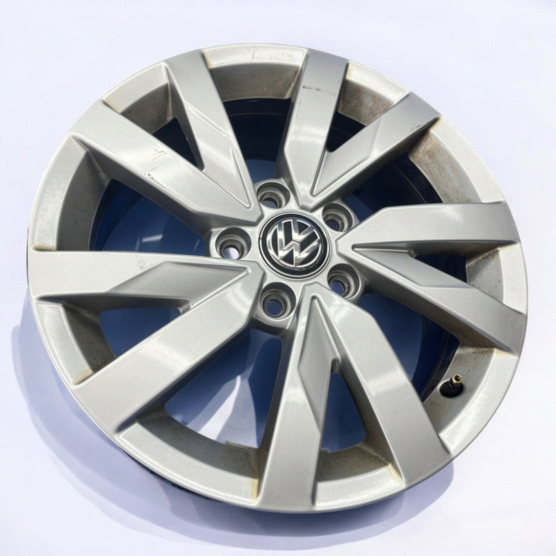 1x Alufelge 16 Zoll 6.5" 5x112 41ET Matt Silber 3G0601025BJ VW Passat B8