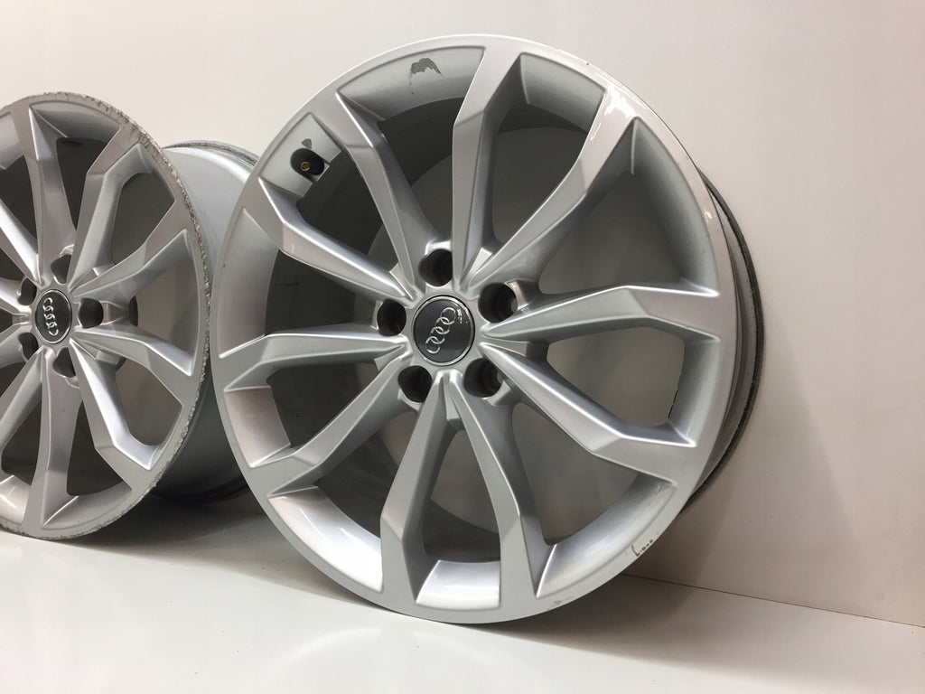 4x Alufelge 18 Zoll 8.0" 5x112 40ET Glanz Silber 8W0601025 Audi A4 B9 Rim Wheel
