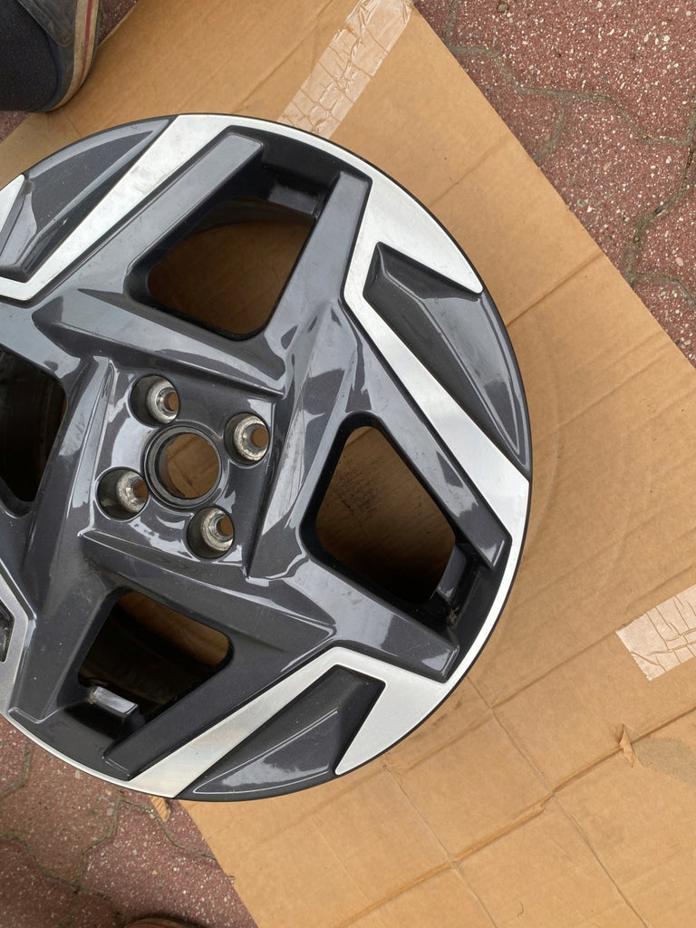 1x Alufelge 17 Zoll 6.5" 4x100 50ET Glanz Graphit 52910-Q0430 Hyundai Bayon Mg FEL5846031370zl