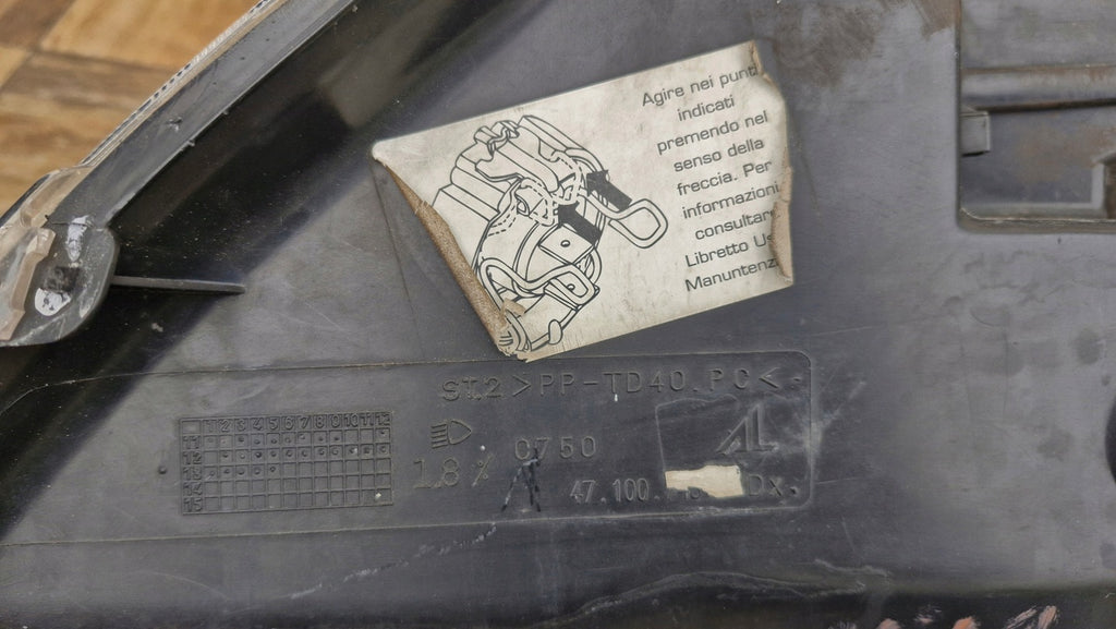 Frontscheinwerfer Citroën Jumper Ducato Boxer 47460939 Rechts Headlight