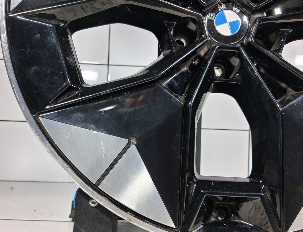 1x Alufelge 20 Zoll 8.0" 5x112 26ET Glanz Schwarz 6894844 BMW Ix3 Rim Wheel FEL1082197375cu