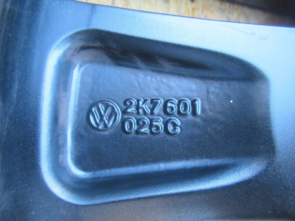1x Alufelge 17 Zoll 6.5" 5x112 49ET Glanz Schwarz 2K7601025C VW Caddy V Touran FEL4422491844qb