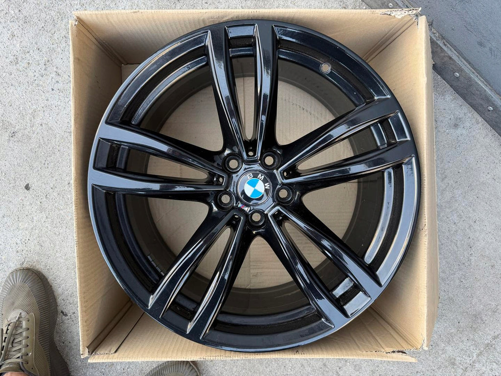 1x Alufelge 19 Zoll 8.5" 5x112 25ET Glanz Schwarz 8092586 7850579 BMW 7 G11 G12 FEL6335448731cs