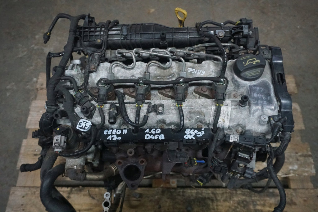 Motor Kia Ceed D4FB 1.6 CRDI 86TKm 2013 Diesel Engine Unkomplett