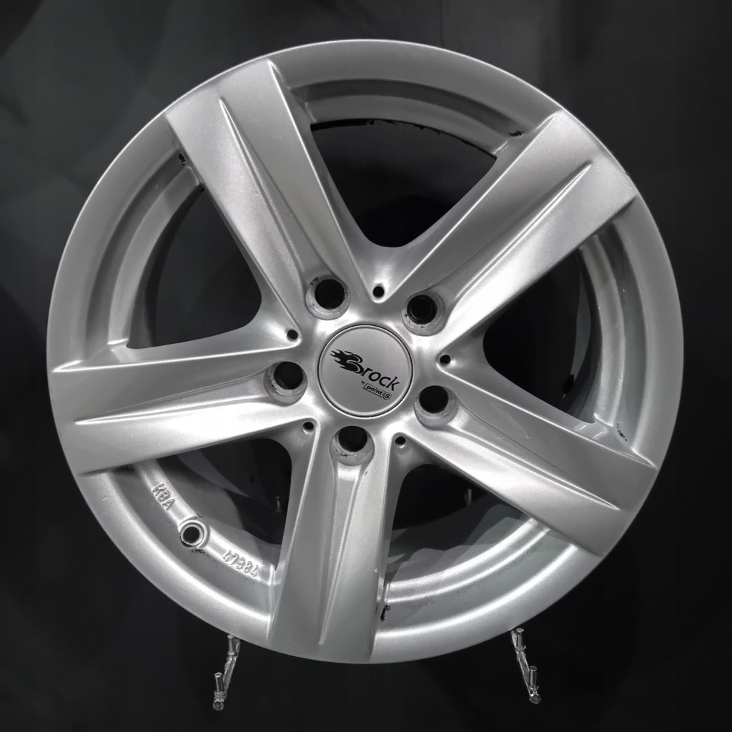 4x Alufelge 16 Zoll 7.0" 5x120 34ET Silber BMW E46 E91 F30 E90 F31 Rim Wheel FEL4265968377xx