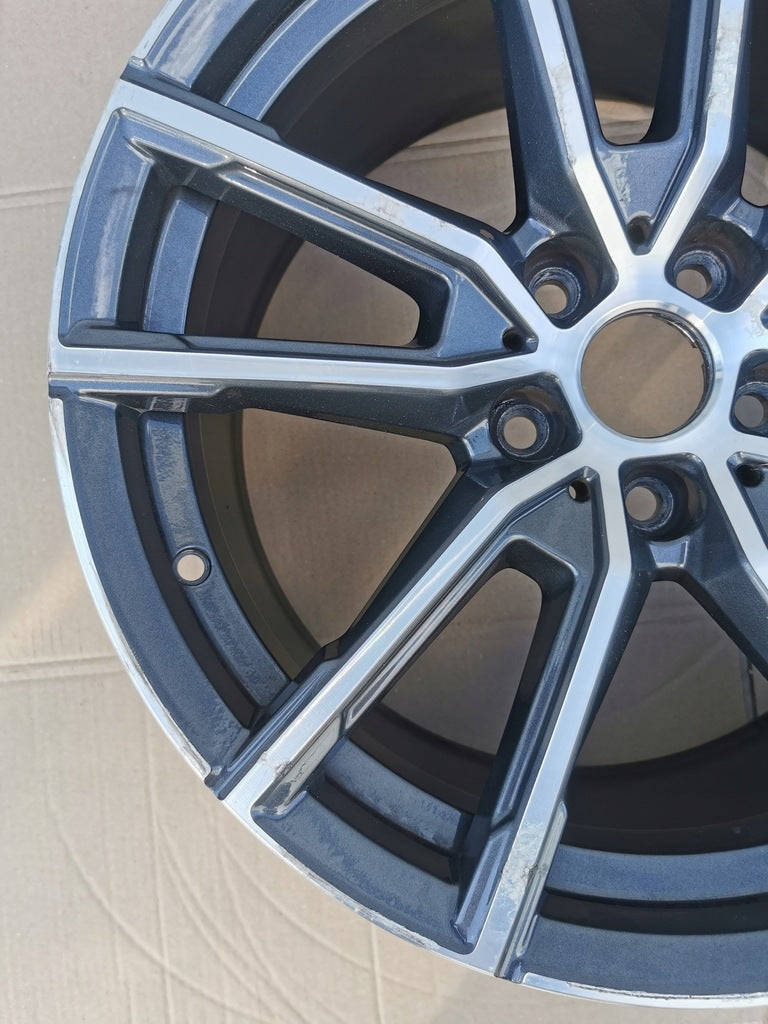 1x Alufelge 18 Zoll 8.5" 5x112 40ET Glanz Graphit 6897082 BMW 3 G21 G20 Mg FEL3580781693xo