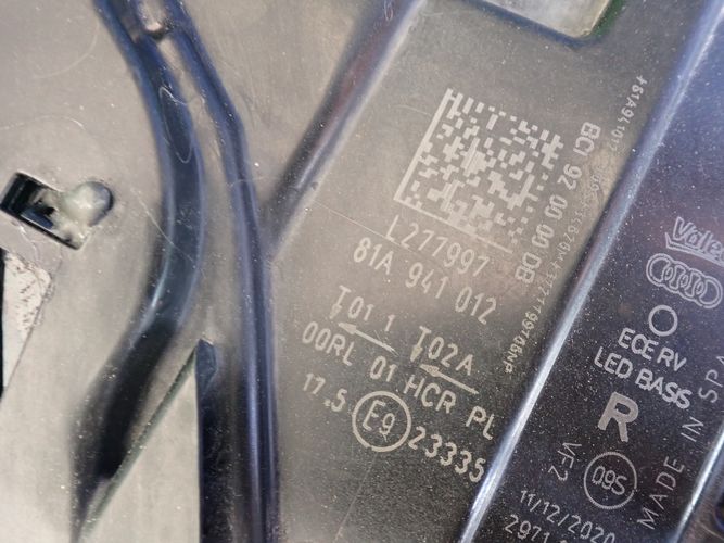 Frontscheinwerfer Audi Q2 81A941012 Full LED Rechts Scheinwerfer Headlight SCH7148715909jf