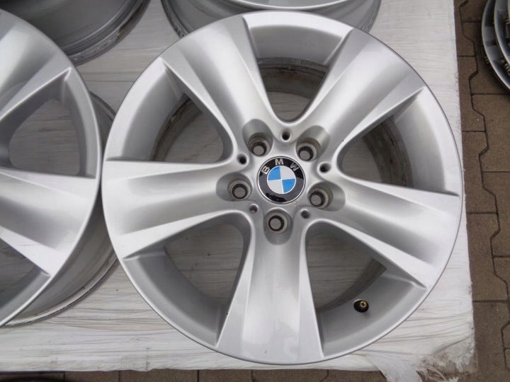 4x Alufelge 17 Zoll 8.0" 5x120 30ET Glanz Silber 6790172 BMW F11 F10 F12 F13 FEL1934936595wa